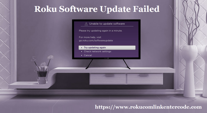 Roku Software update failed